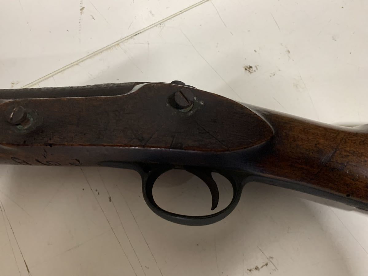 登録証あり　管打ち式銃砲　古銃　専用ソフトケース付き