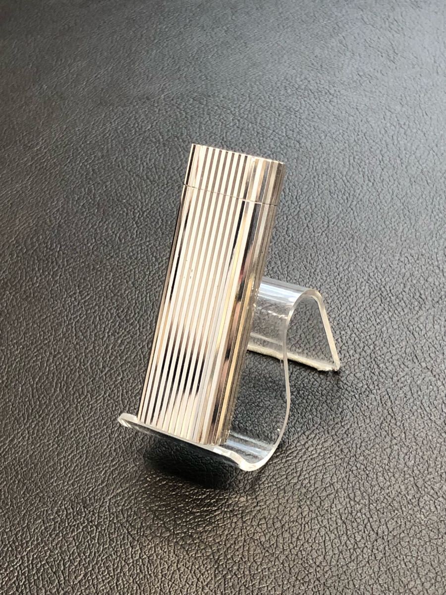 美しい Cartier カルティエ ガスライター オーバル シルバーカラー コレクション