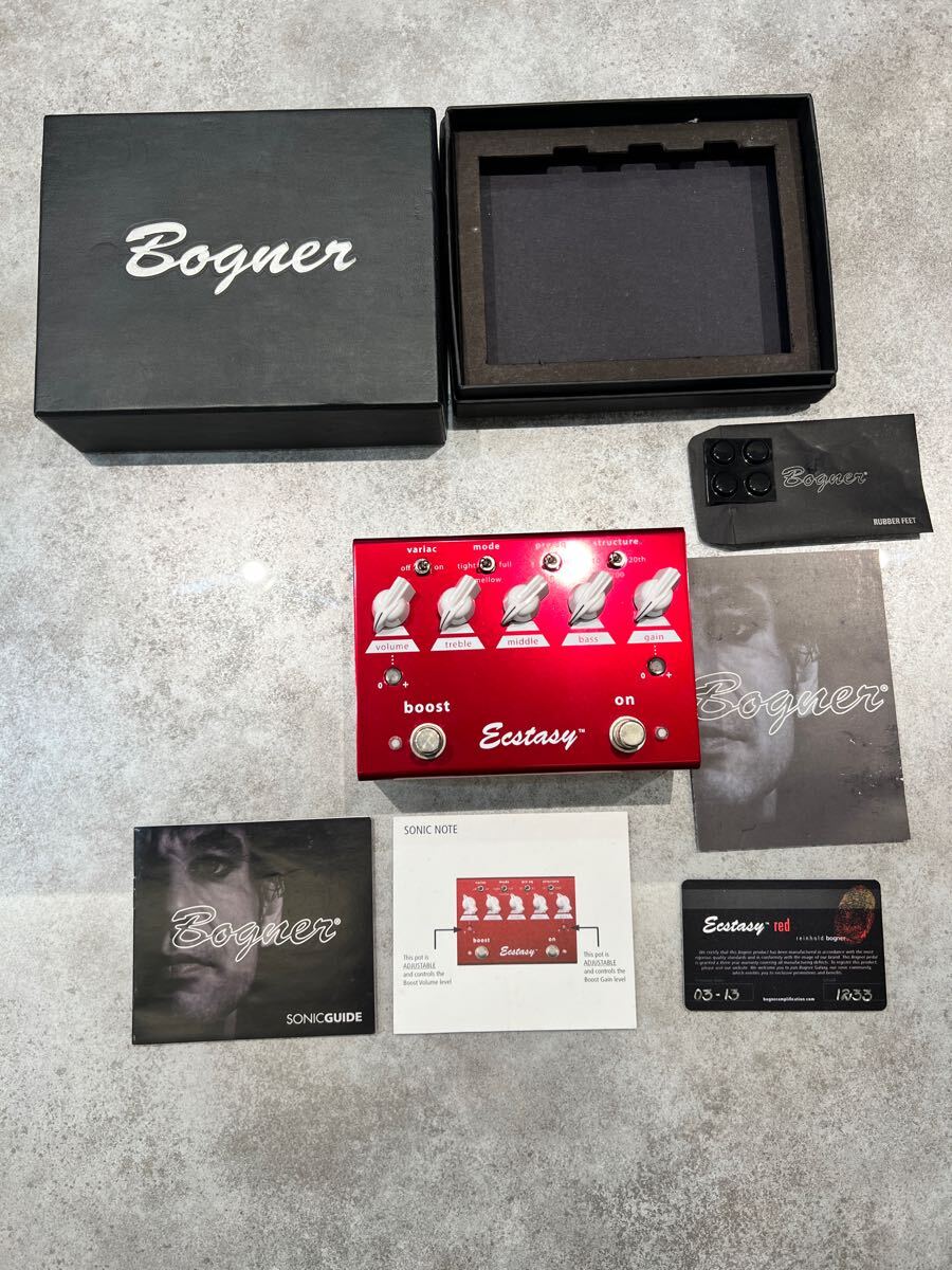 Bogner Ecstasy RED ボグナー エクスタシー レッド Bogner Ecstasy RED ボグナー エクスタシー レッド