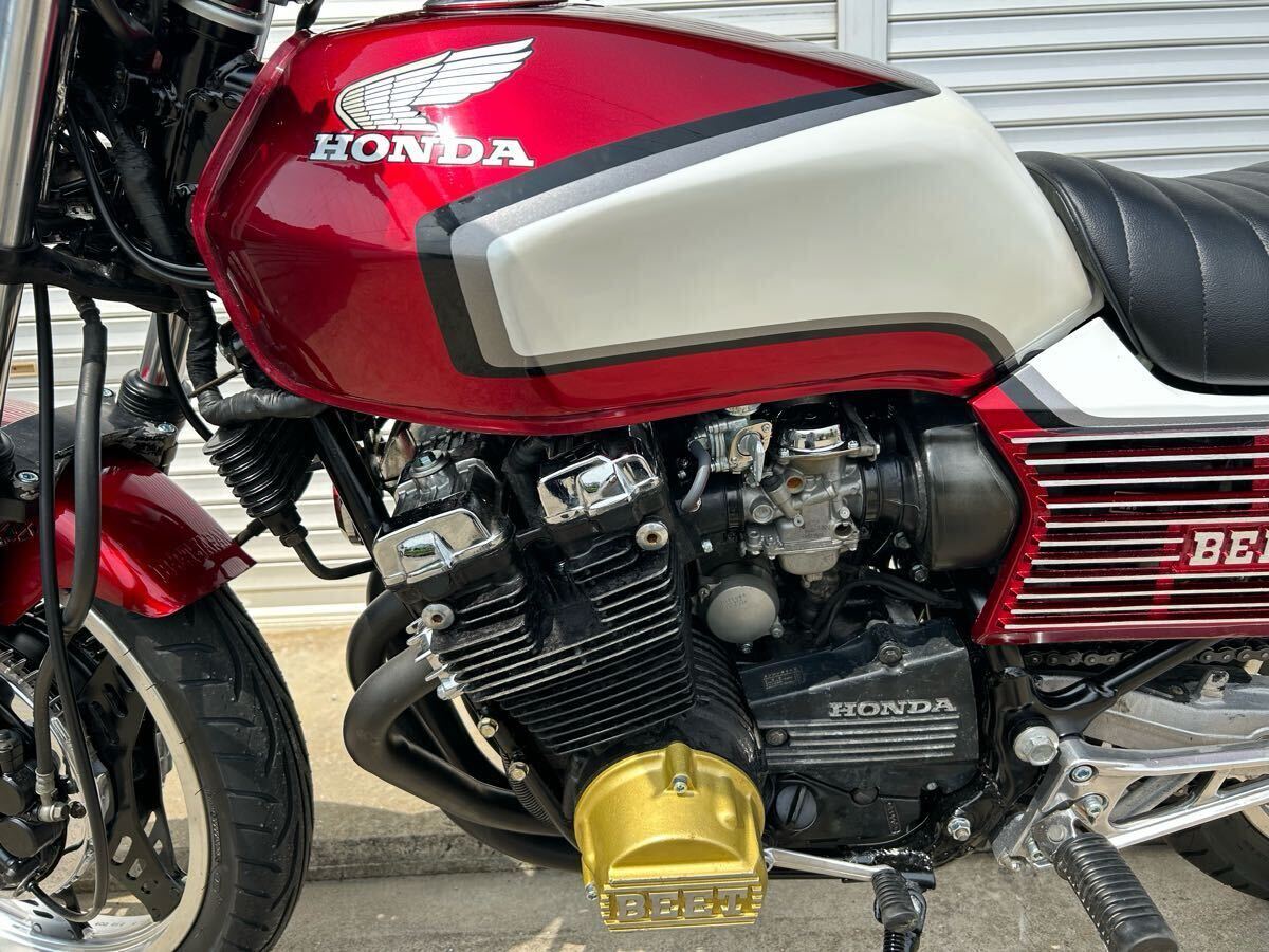 CBX400F CBX550F フロントフォークトップ メッキ エアバルブ