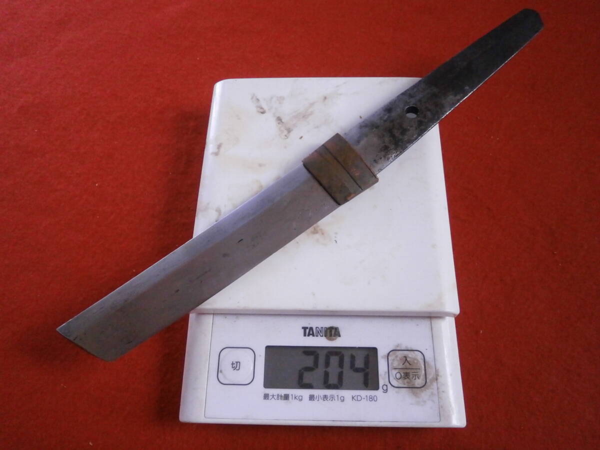 売切り】 残欠刀 茎 切断刀 ハバキ付き 合法サイズ 刃渡り15cm 売切り】 残欠刀 茎 切断刀 ハバキ付き 合法サイズ 刃渡り15cm