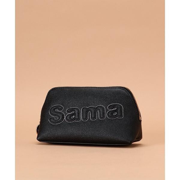 送料無料 40%引 サマンサタバサ サマタバ ロゴ入 ポーチ 小 黒 ブラック 新品 販売証明書付 化粧ポーチ コスメポーチ 旅行ポーチ_画像10
