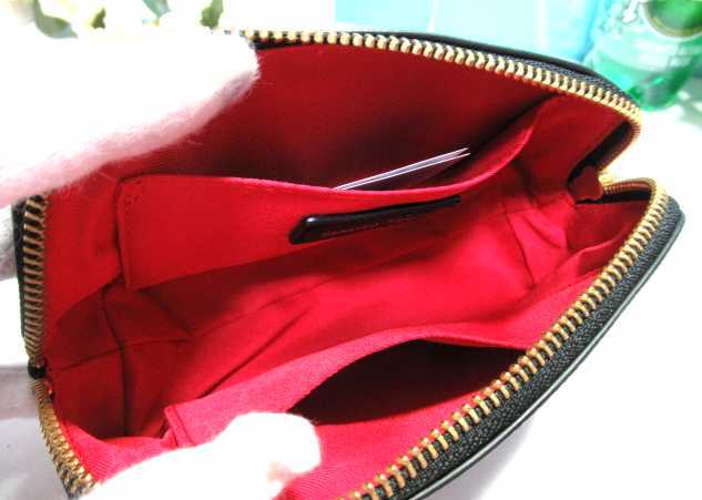 送料無料 40%引 サマンサタバサ サマタバ ロゴ入 ポーチ 小 黒 ブラック 新品 販売証明書付 化粧ポーチ コスメポーチ 旅行ポーチ_画像9