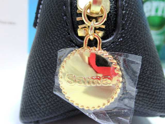 送料無料 40%引 サマンサタバサ サマタバ ロゴ入 ポーチ 小 黒 ブラック 新品 販売証明書付 化粧ポーチ コスメポーチ 旅行ポーチ_画像6