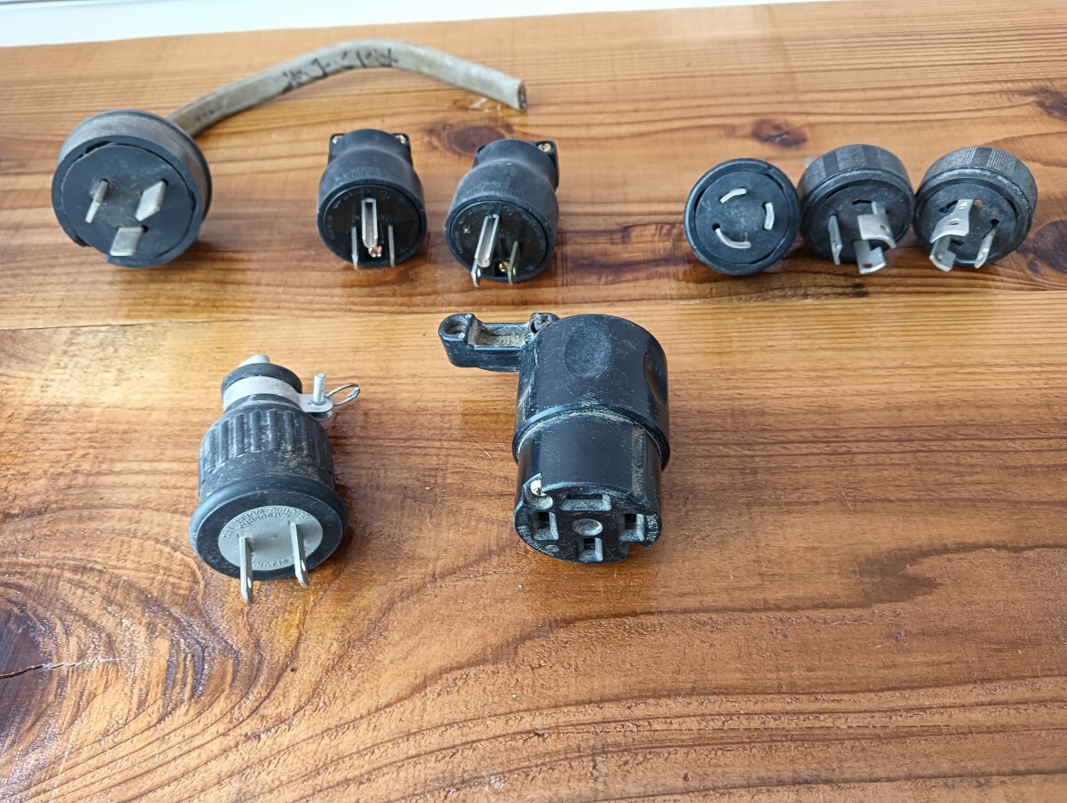 松下電工　ナショナル　WF5015 　3P コンセント他　三相　防水ゴム　接地　乾燥機　動力_画像1