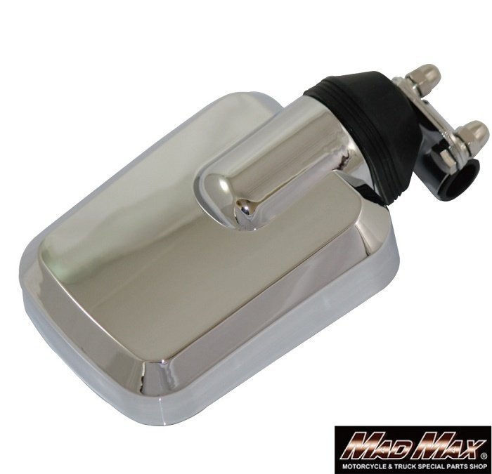 MADMAX для грузовика товар задний Schott зеркало прямоугольник TYPE1 наматывать включая предотвращение зеркало хромированный / расширение зеркало Forward Elf [ стоимость доставки 800 иен ]