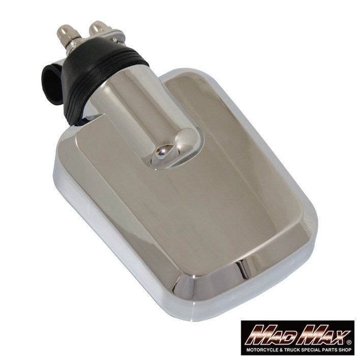 MADMAX для грузовика товар задний Schott зеркало прямоугольник TYPE1 наматывать включая предотвращение зеркало хромированный / расширение зеркало Forward Elf [ стоимость доставки 800 иен ]