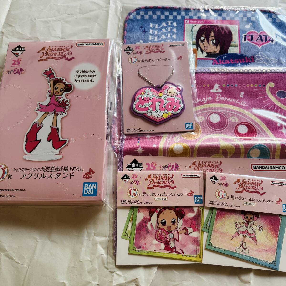 一番くじ おジャ魔女どれみ 25TH 6点セット 春風どれみ アクリル 一番くじ おジャ魔女どれみ 25TH 6点セット 春風どれみ アクリル