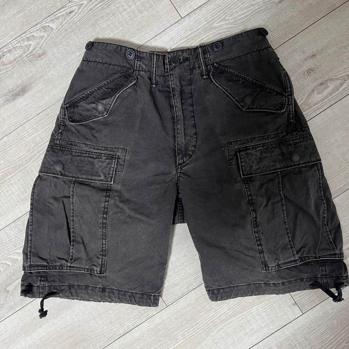 ダブルアールエル RRL リップストップ カーゴ ショートパンツ 28 ダブルアールエル RRL リップストップ カーゴ ショートパンツ 28