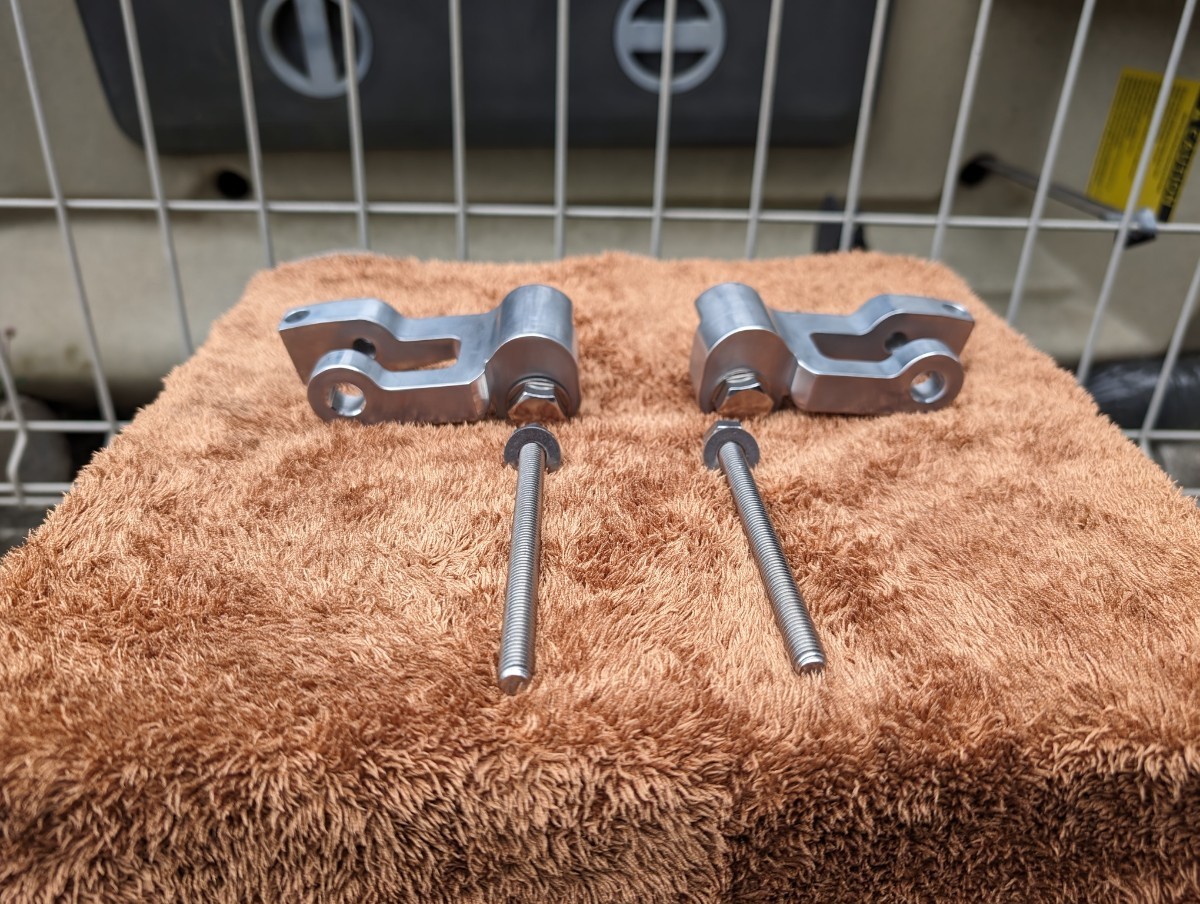 KawasakiZ1Z2アルミスウィングアーム用レイダウンキットGT750CB750GS750_画像2