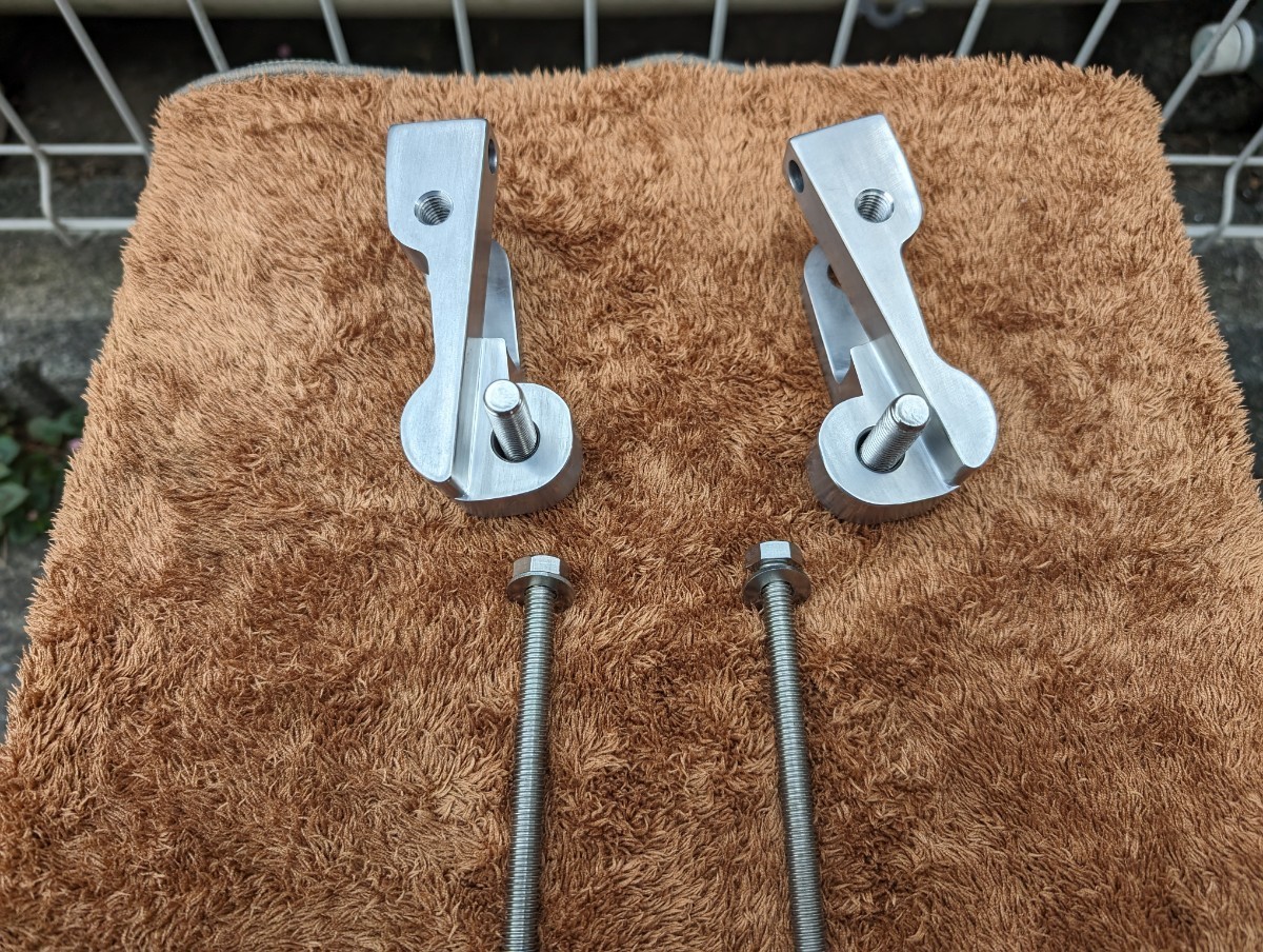 KawasakiZ1Z2アルミスウィングアーム用レイダウンキットGT750CB750GS750_画像3