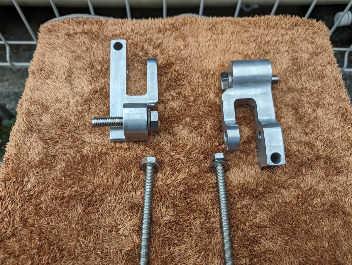 KawasakiZ1Z2アルミスウィングアーム用レイダウンキットGT750CB750GS750_画像4