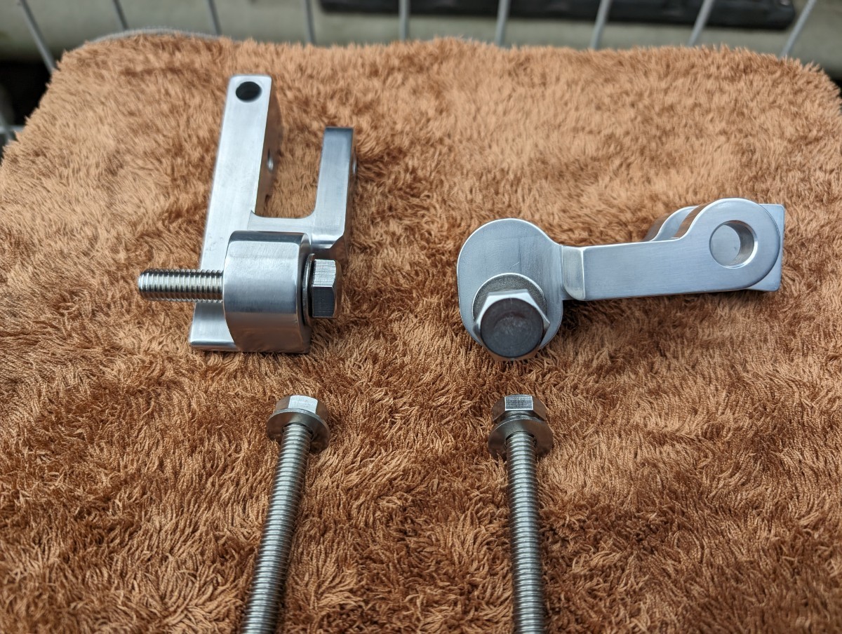 KawasakiZ1Z2アルミスウィングアーム用レイダウンキットGT750CB750GS750_画像5