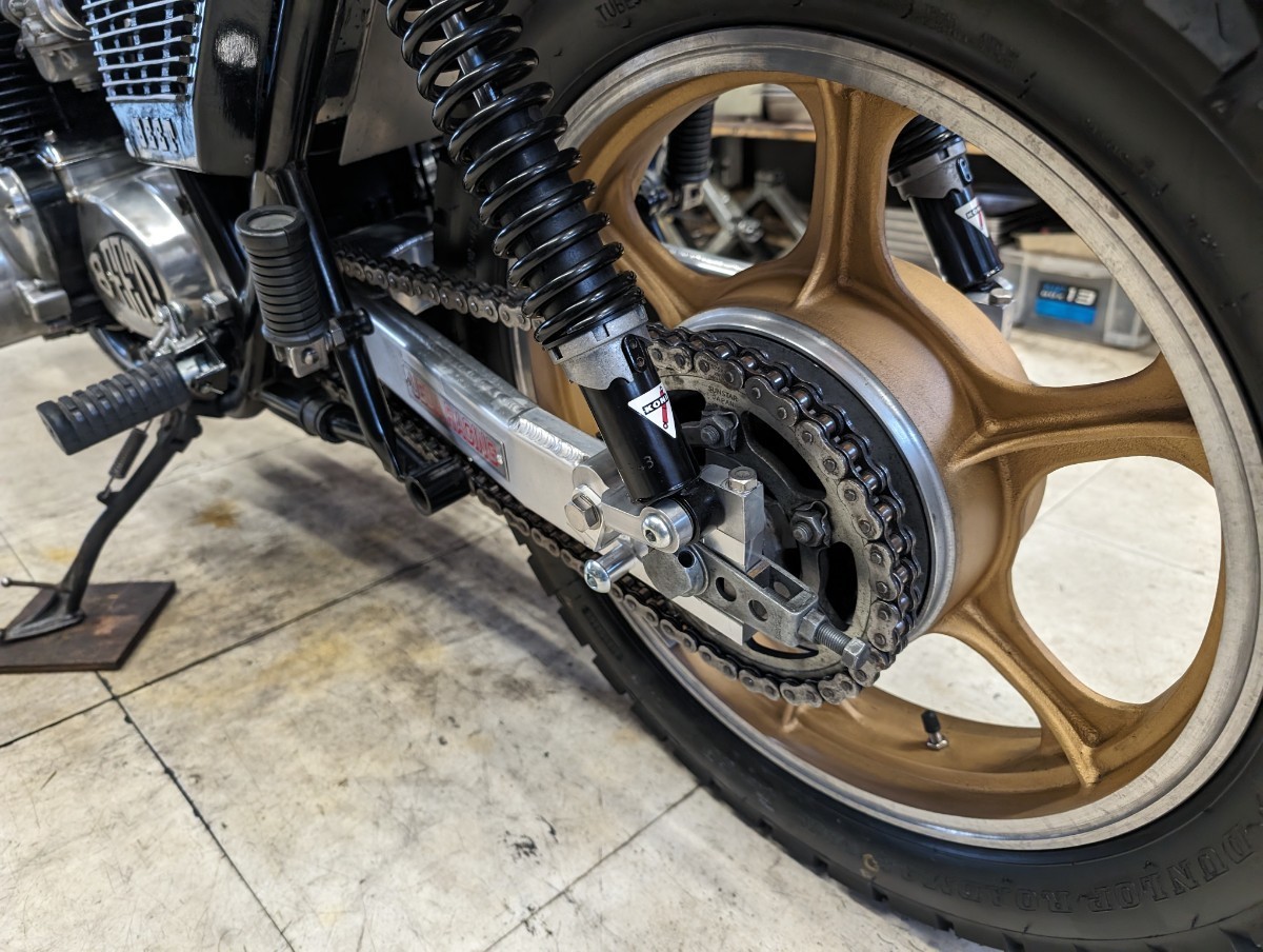 KawasakiZ1Z2アルミスウィングアーム用レイダウンキットGT750CB750GS750_画像8