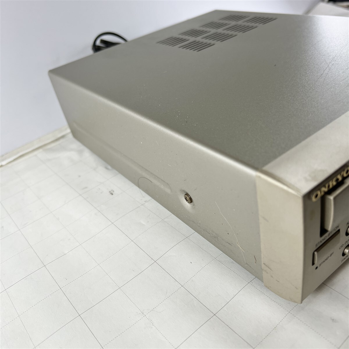 ONKYOオンキョー オートリバース・カセットデッキ K-505 ミニコンポ ジャンク_画像4