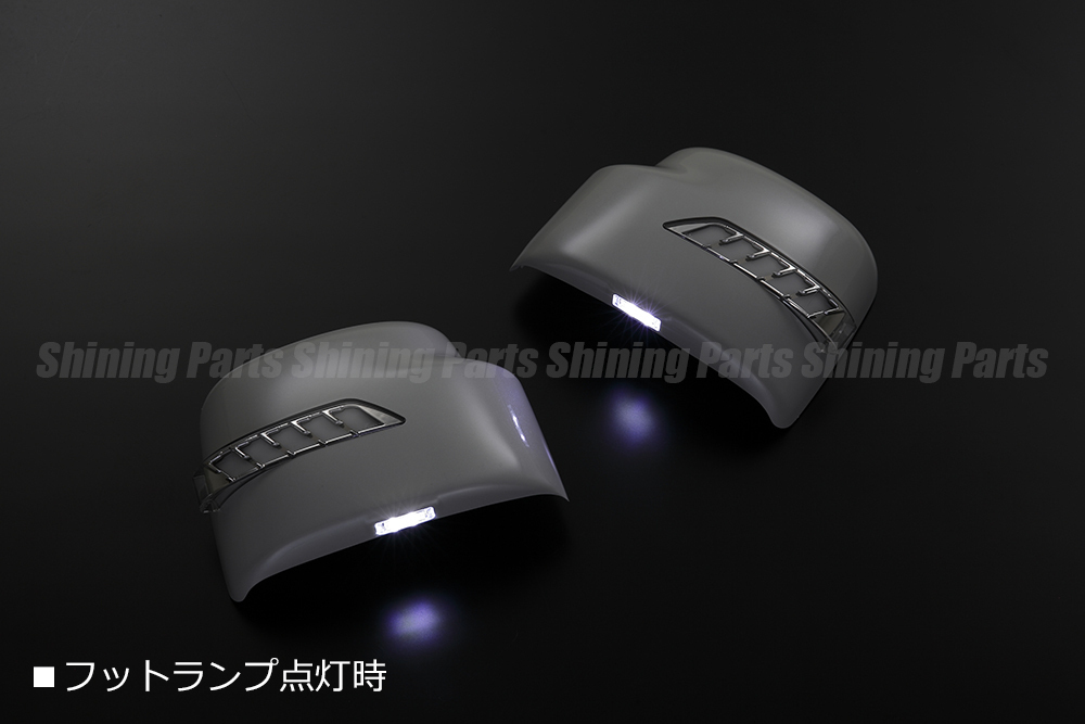 [流星Ver.] DA64W エブリィ ワゴン LEDウインカーミラー [Z2S/白光] フットランプ付 カバー交換 流れる ウインカー ウィンカー エブリイ