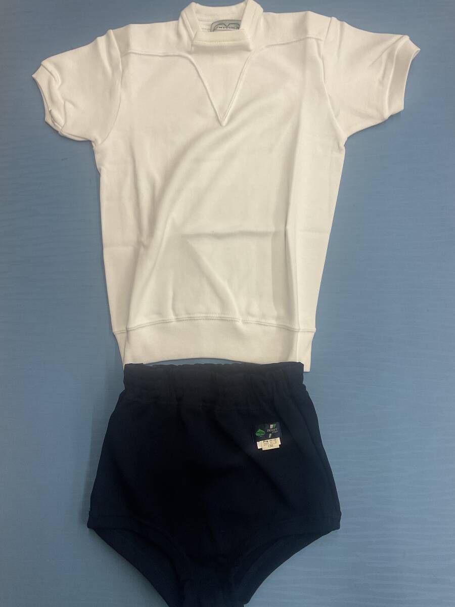 ダービースター ユニチカ 体操着 体操服 白 リブ ヨーク シャツ