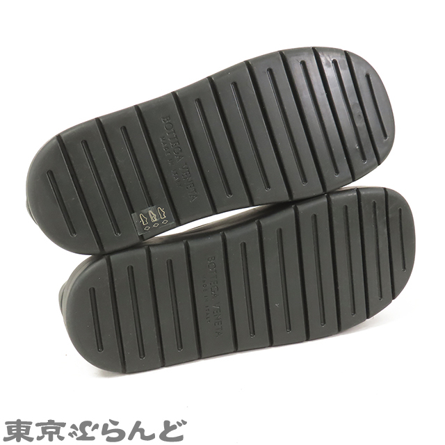101753118 ボッテガヴェネタ BOTTEGAVENETA パドル サンダル ブラック ラバー 42 サンダル メンズ