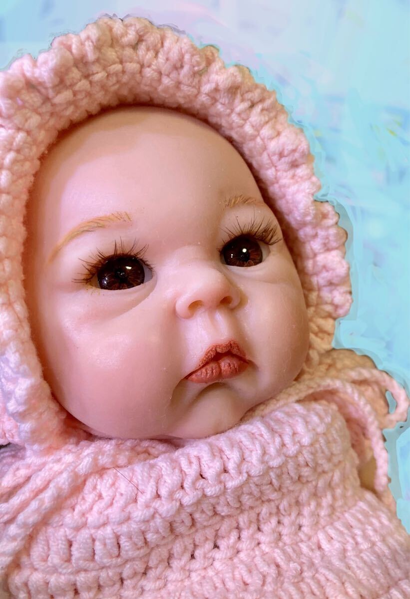 リボーンドール、フルシリコン、女の子、28cm、カスタム