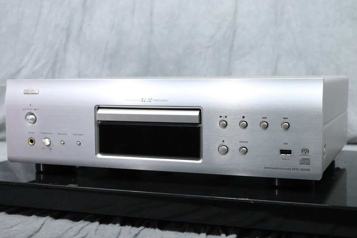 C】DENON DCD-1500SE SACD/CDプレーヤー デノン '10年製 3038916 C】DENON DCD-1500SE SACD/CDプレーヤー デノン '10年製 3038916