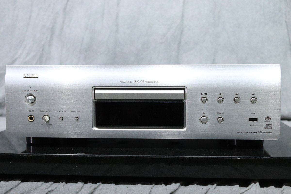 C】DENON DCD-1500SE SACD/CDプレーヤー デノン '10年製 3038916 C】DENON DCD-1500SE SACD/CDプレーヤー デノン '10年製 3038916