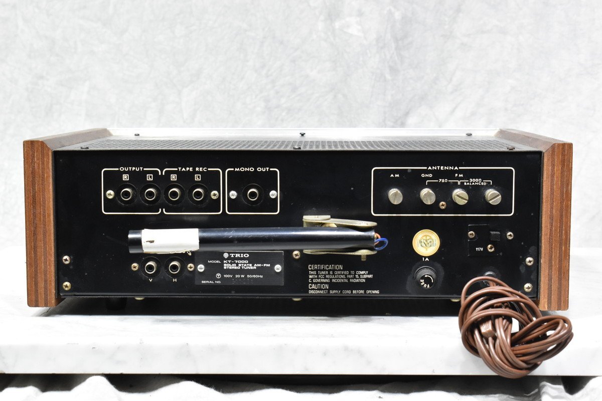【G】TRIO KT-7700 チューナー トリオ 3034610_画像6
