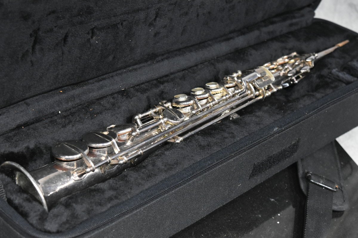 C】SELMER MARK VI マーク6 ソプラノサックス セルマー シルバー C】SELMER MARK VI マーク6 ソプラノサックス セルマー シルバー