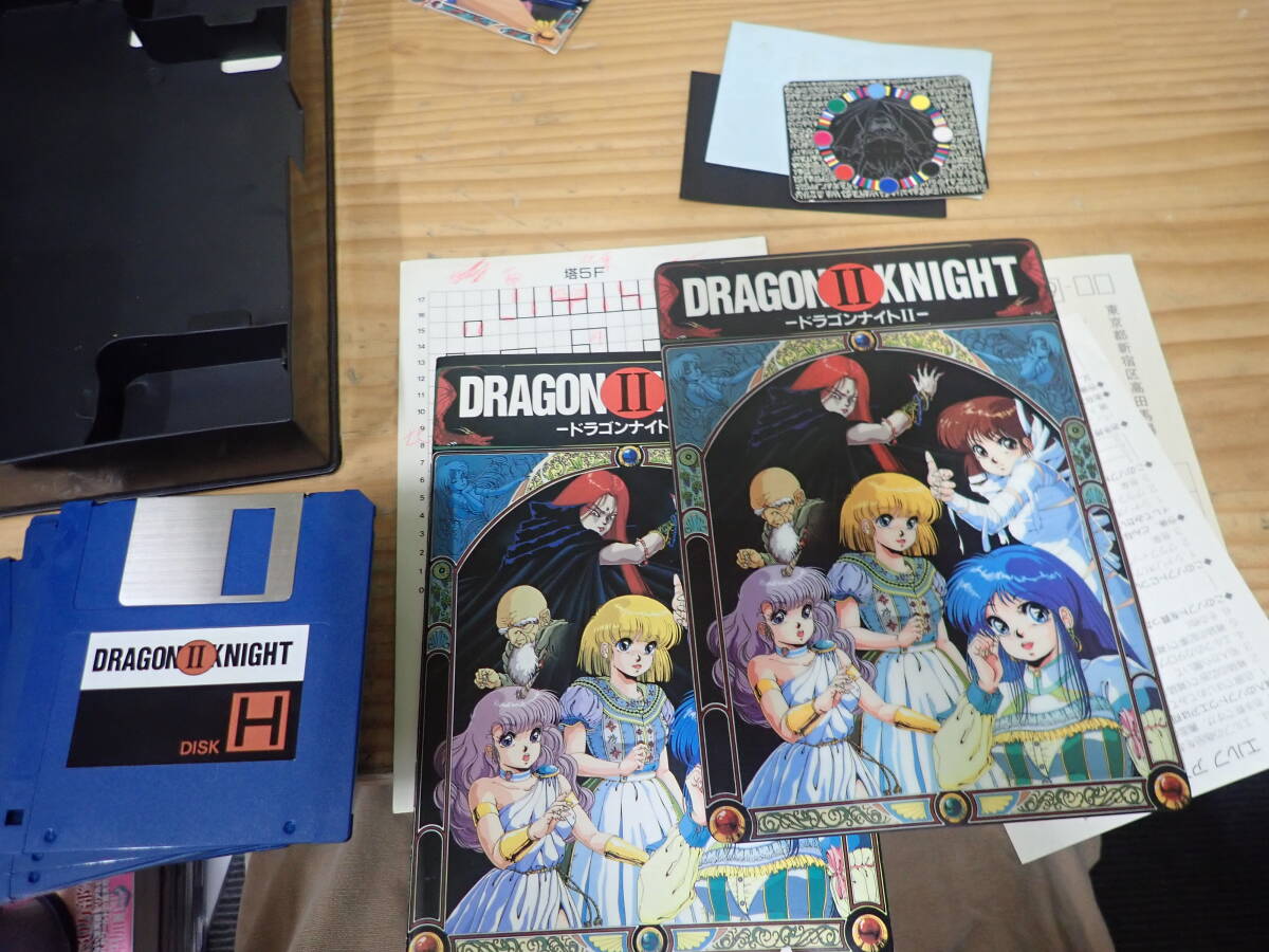 u15d　ドラゴンナイト?ドラゴンナイト2　2點(diǎn)セット　MSX/MSX2　3.5インチFD　