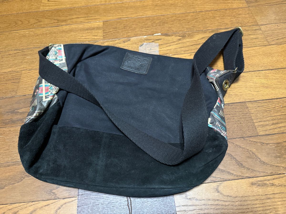 MSPC マスターピース master piece エムエスピーシー ショルダーバッグ カバン 鞄 かばん チマヨ オルテガ 幾何學(xué)柄 民族模様 馬革 レザー