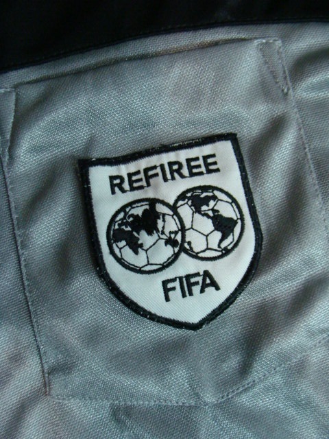 ZONE SPORT футбол рефери рубашка FIFA patch имеется чёрный × пепел ( размер неизвестен )