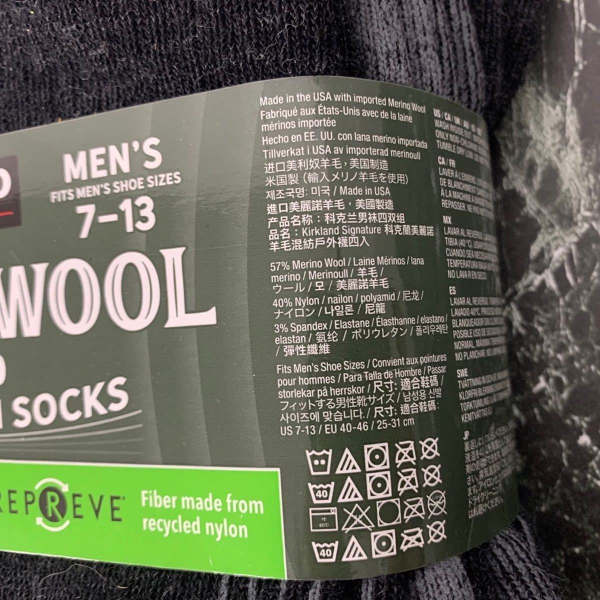  новый товар #KS машина Clan do мужской melino шерсть носки 4 пара 7-13 25-31cm шерсть носки теплый 