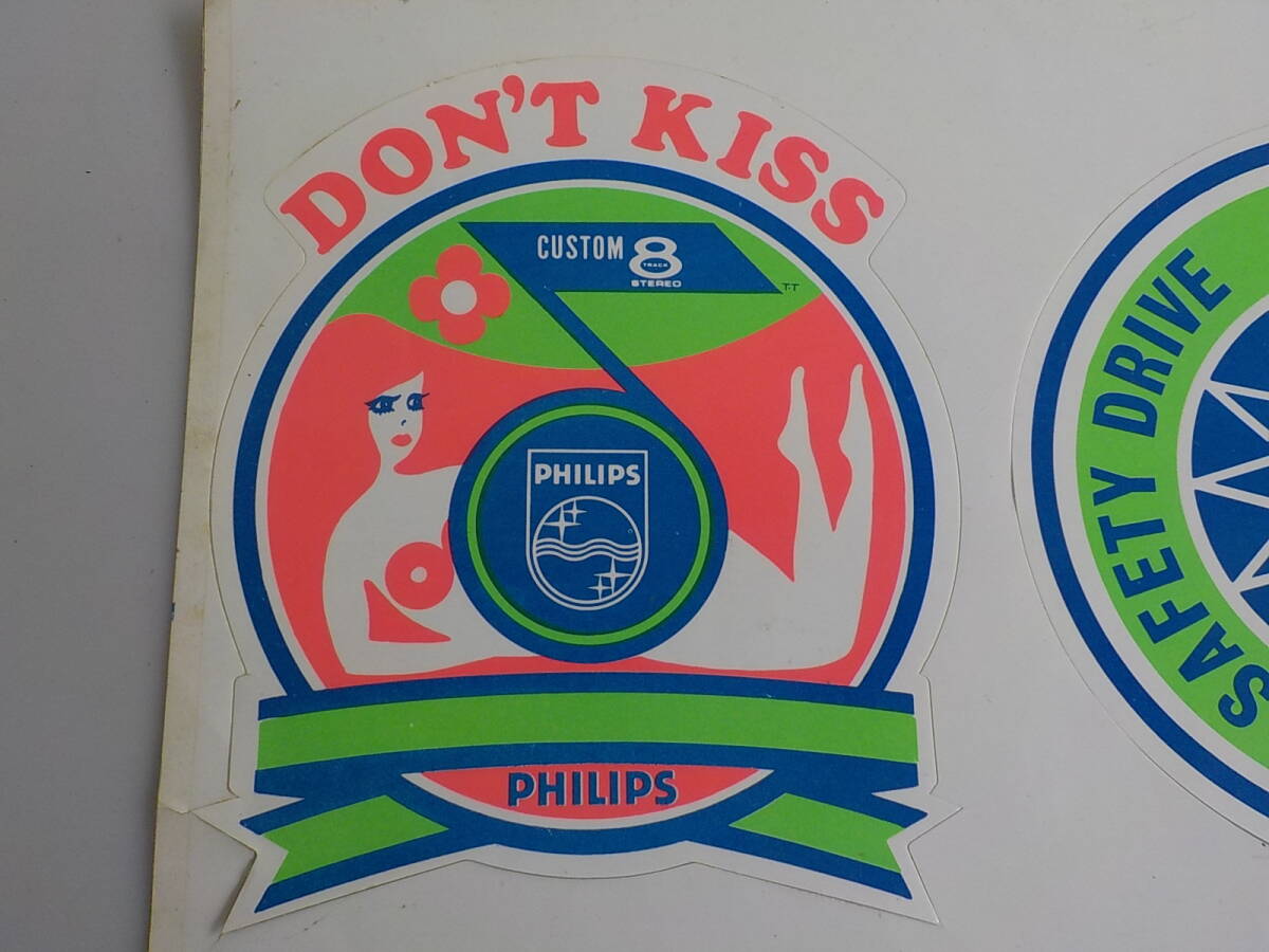  старый машина 8 тигр кассета стикер подлинная вещь Showa Retro авто аксессуары 