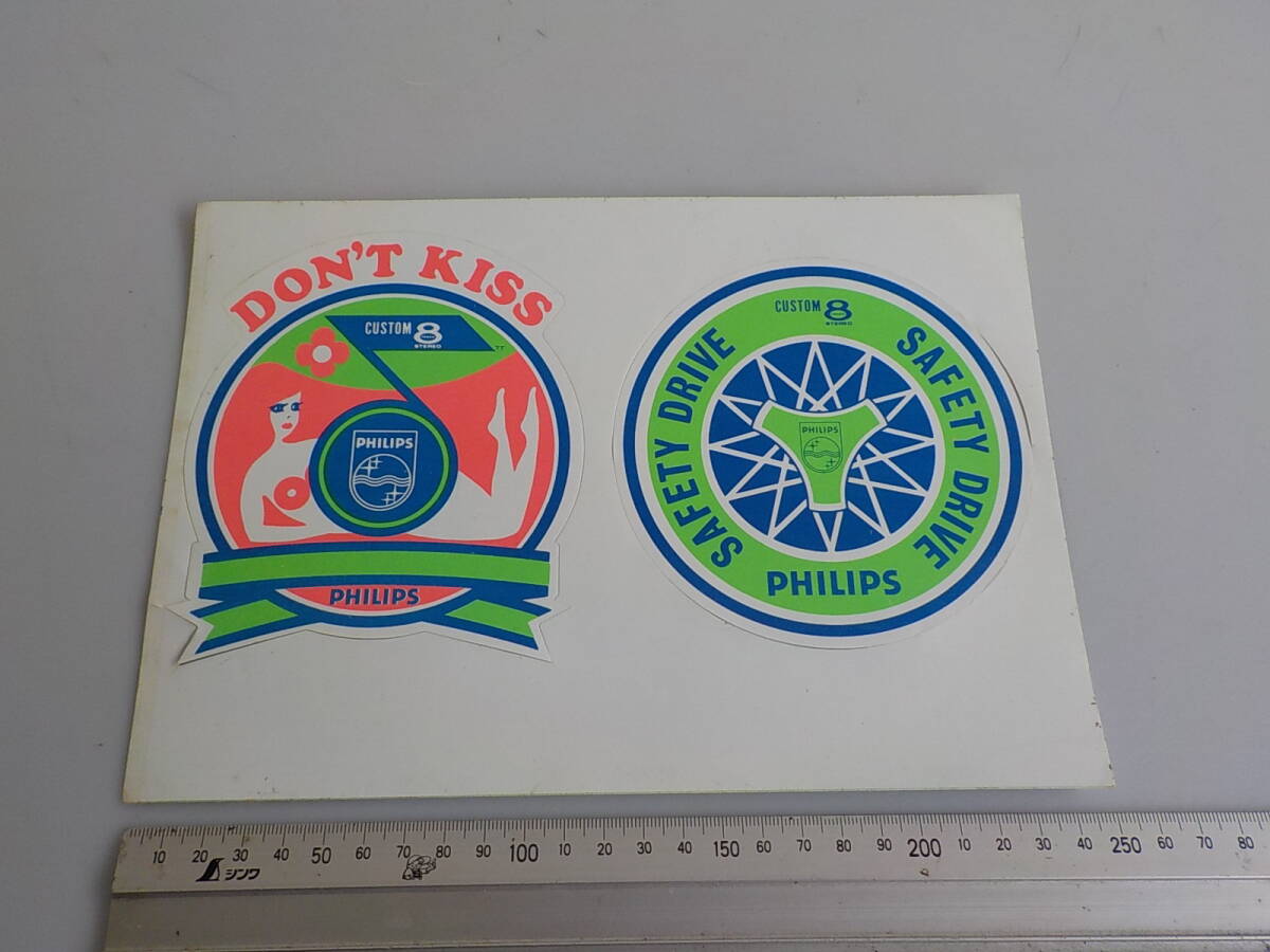  старый машина 8 тигр кассета стикер подлинная вещь Showa Retro авто аксессуары 