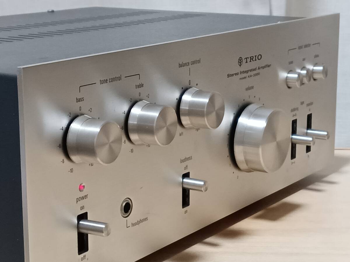 TRIO プリメインアンプ KA-3300 整備済 Yahoo!オークション - 堅実・美品・整備済 TRIOトリオ KA-3300