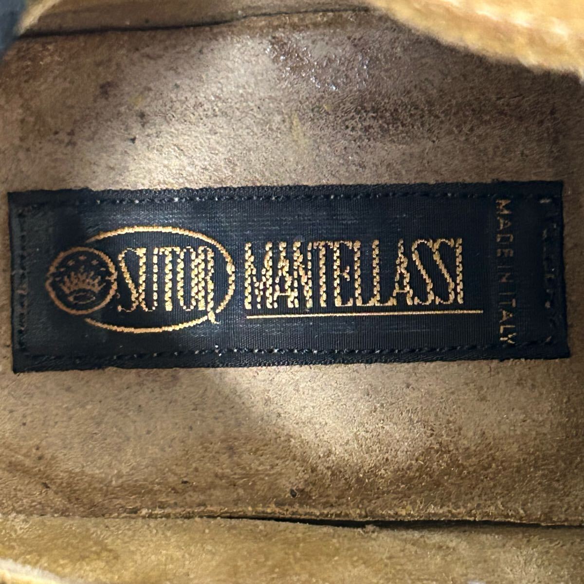 ※MS4 Sutor Mantellassi レザーチャッカブーツ スエード ベージュ イタリア制 表記38(24~24.5cm相當)