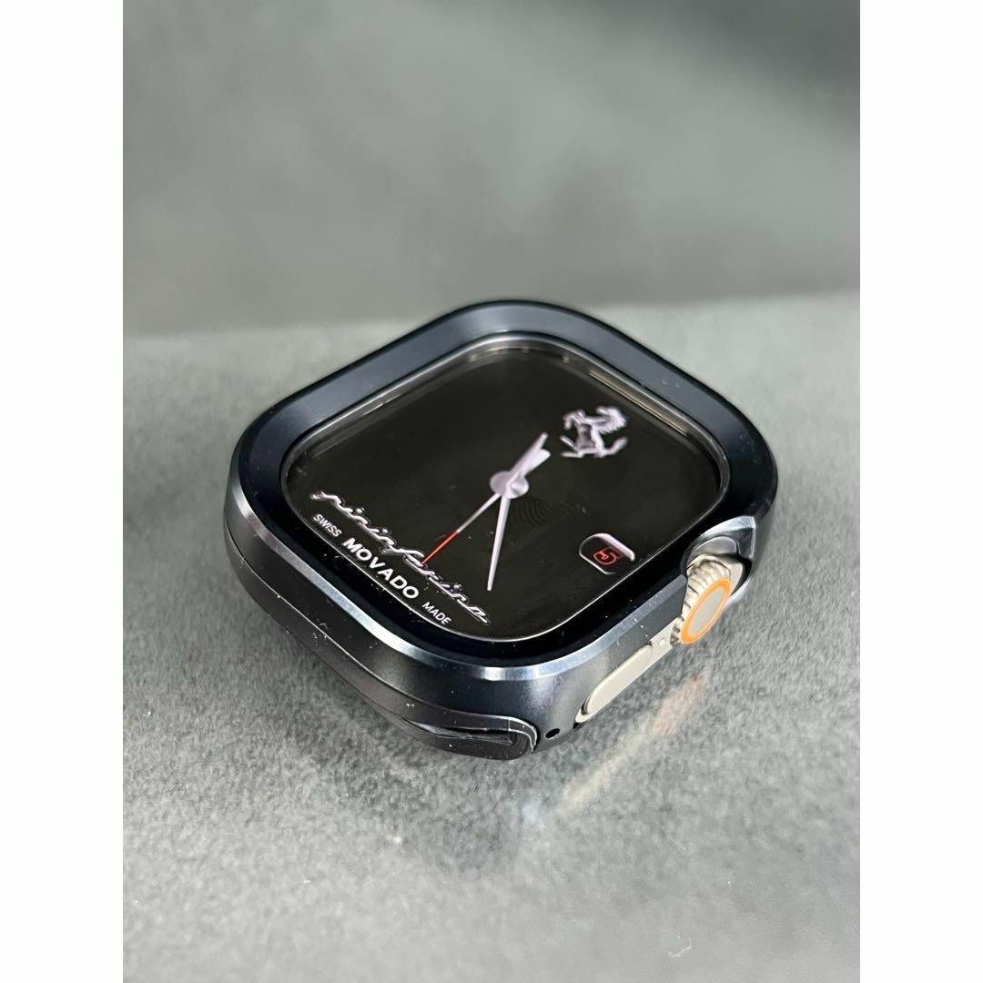 Apple Watch ケース ダークブルー アルミニウム アップルウォッチ 49mm 45mm 44mm 41mm 40mm ウルトラ_画像5