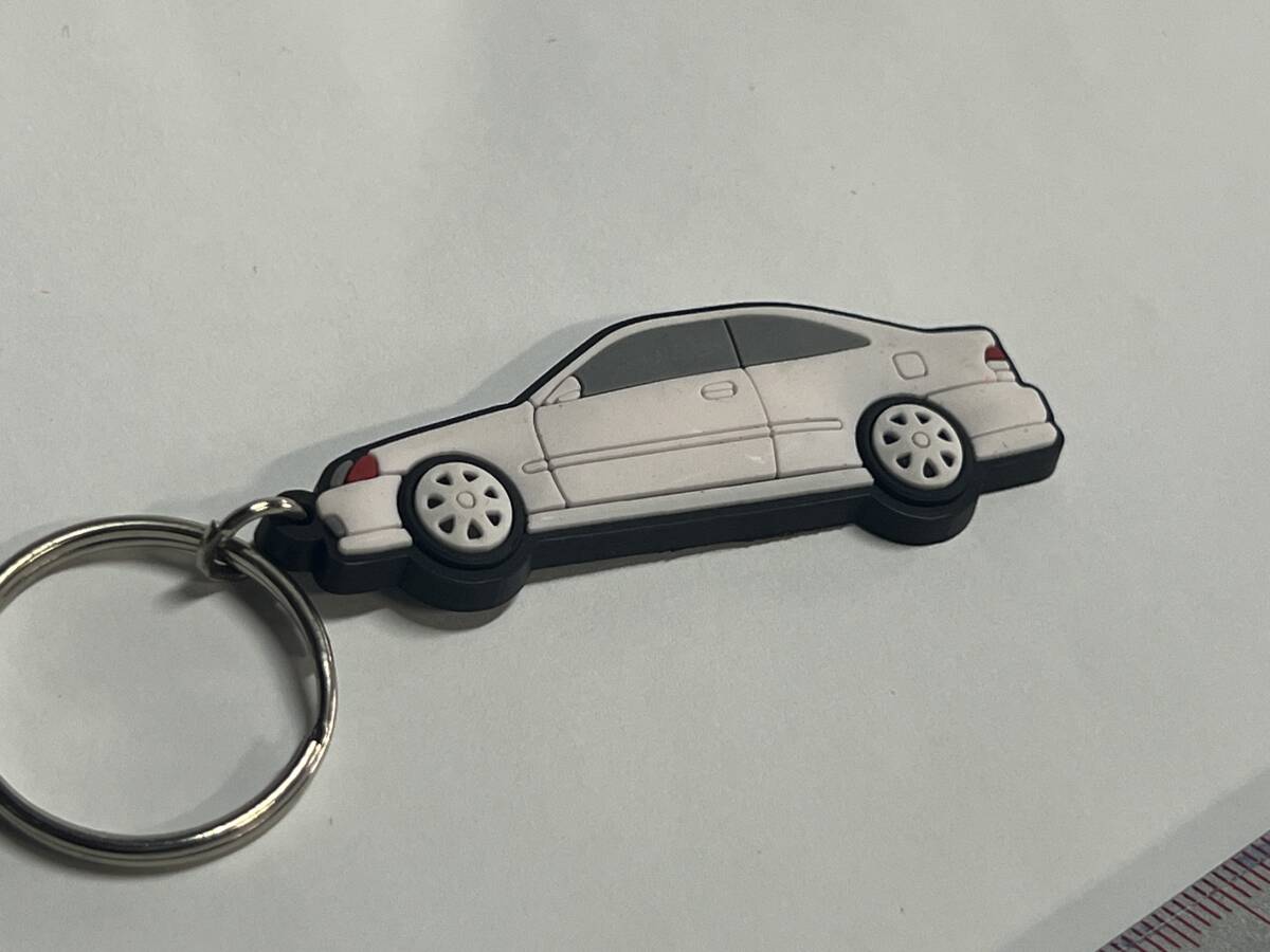 eeffect HONDA EJ7　EM1シビッククーペ キーチェーン 白 civic 2door USDM STANCE JDM EX DX Si エフェクト キーチェーン レア