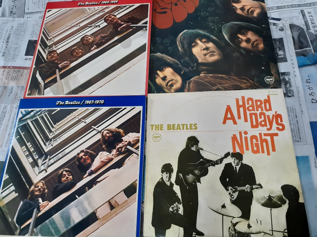 ビートルズ日本盤 LP38枚(赤盤15枚有)まとめて! THE BEATLES ビートルズ日本盤 LP38枚(赤盤15枚有)まとめて! THE BEATLES
