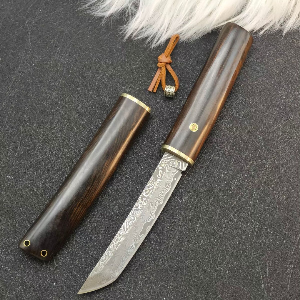 VG10 ダマスカス 超高品質 ハンティング サバイバルナイフ 全長 VG10 ダマスカス 超高品質 ハンティング サバイバルナイフ 全長