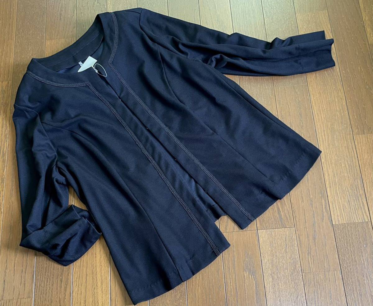 ◇新品23號(hào)◇爽やか*ブレード*ノーカラージャケット*大きいサイズ*
