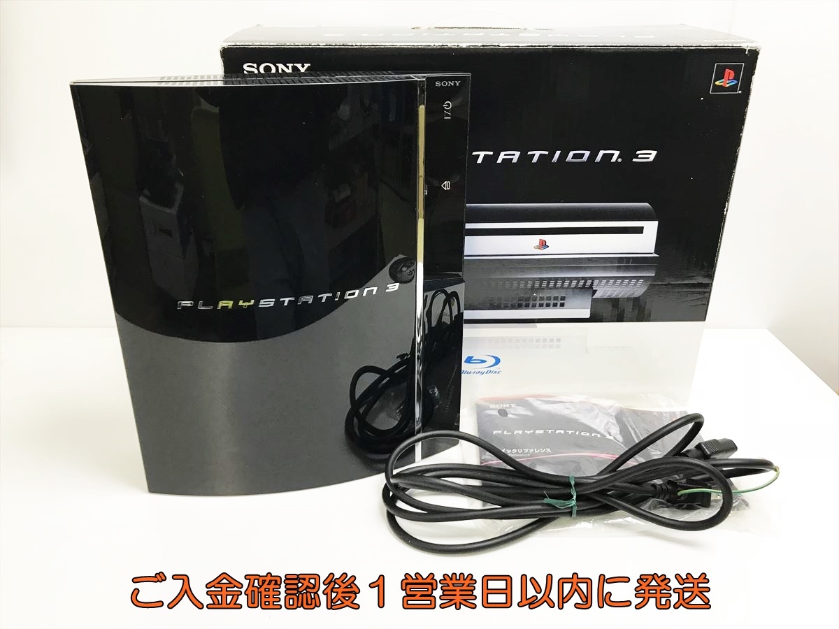 1円】PS3 本体/箱 セット 60GB ブラック 初期型 SONY 1円】PS3 本体/箱 セット 60GB ブラック 初期型 SONY