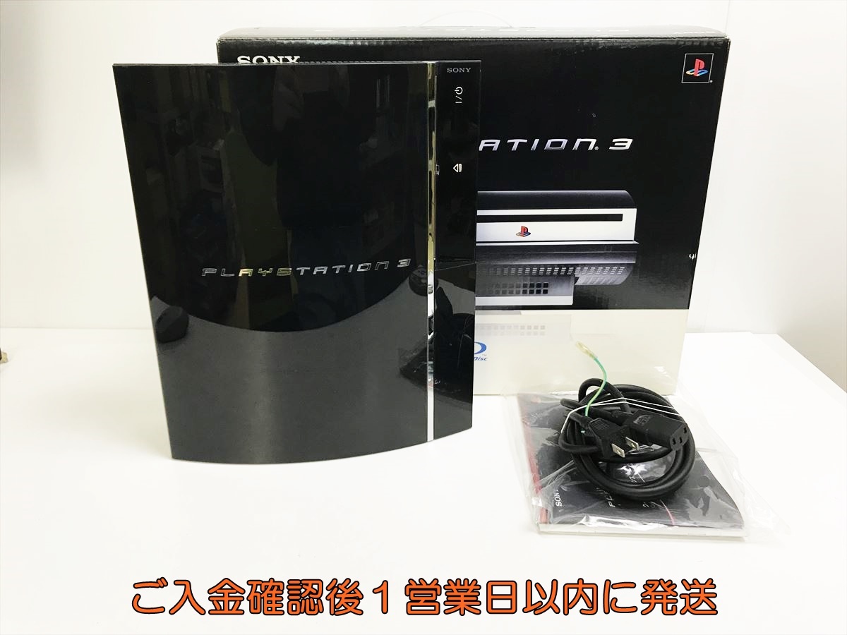 1円】PS3 本体/箱 セット 60GB ブラック 初期型 SONY 1円】PS3 本体/箱 セット 60GB ブラック 初期型 SONY
