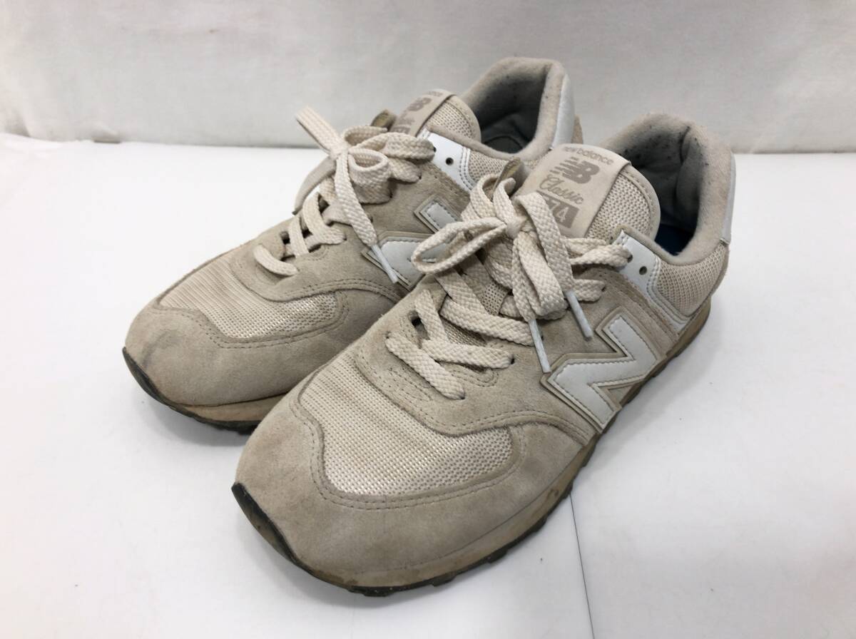 New Balance スニーカー スエード メンズ 26.5cm ライトグレー New Balance スニーカー スエード メンズ 26.5cm ライトグレー