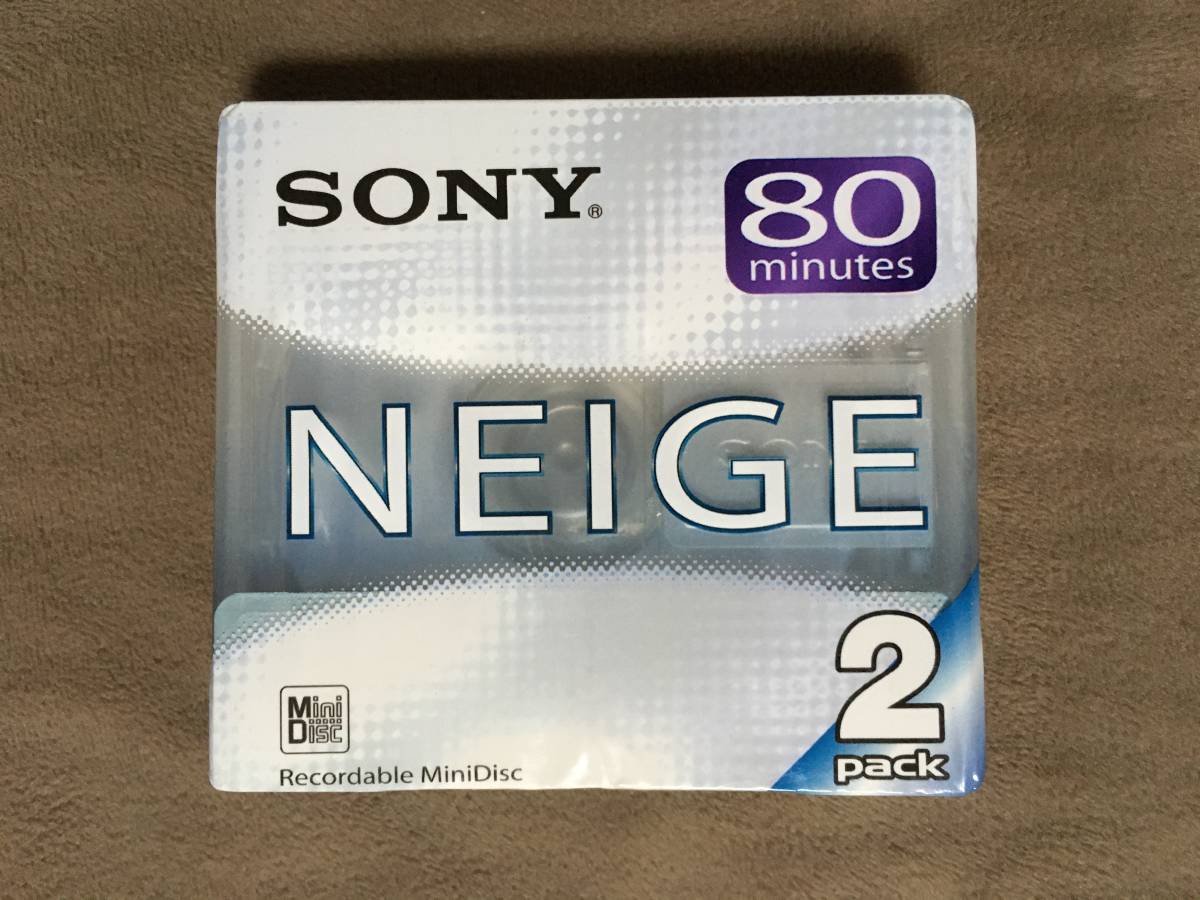 ★SONY ソニー◇録音用ミニディスク・NEIGE 80◇日本製★