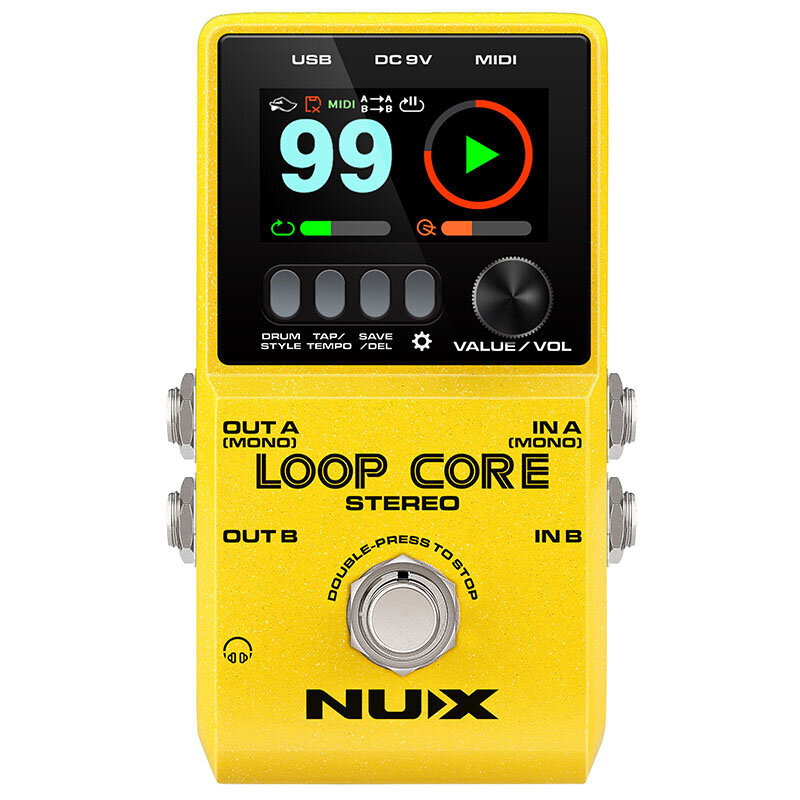 NUX Loop Core Stereo Looper Pedal ルーパー ペダル〈ニューエックス〉