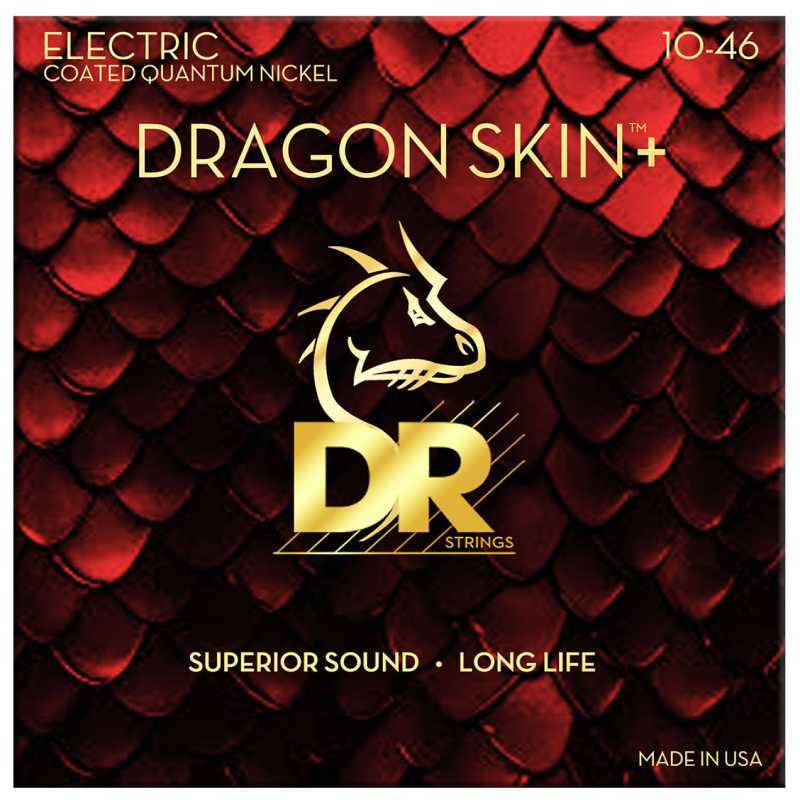 DR STRINGS DEQ-10 10-46 MEDIUM DRAGON SKIN＋for Electric Guitar エレキギター弦