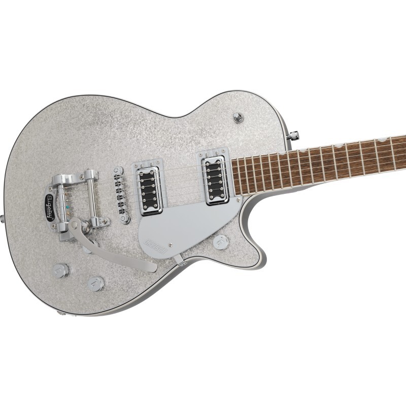 Gretsch G5230T Electromatic Sparkle Jet FT Single-Cut with Bigsby, Laurel Fingerboard, Silver Sparkle 〈グレッチ〉