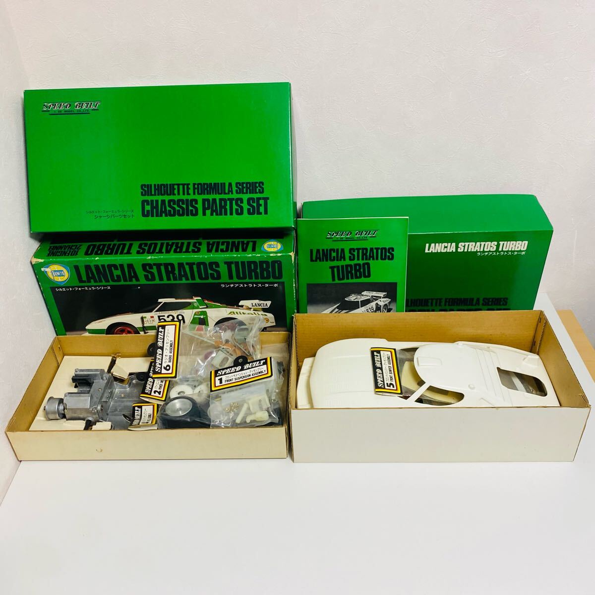 【未組立品】SPEED BUILT スピードビルト ラジオコントロール シルエット・フォーミュラ・シリーズ LANCIA STRATOS TURBO ランチア 現状品