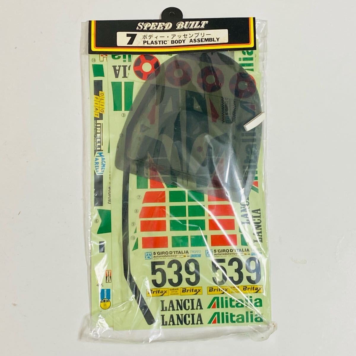 【未組立品】SPEED BUILT スピードビルト ラジオコントロール シルエット・フォーミュラ・シリーズ LANCIA STRATOS TURBO ランチア 現状品