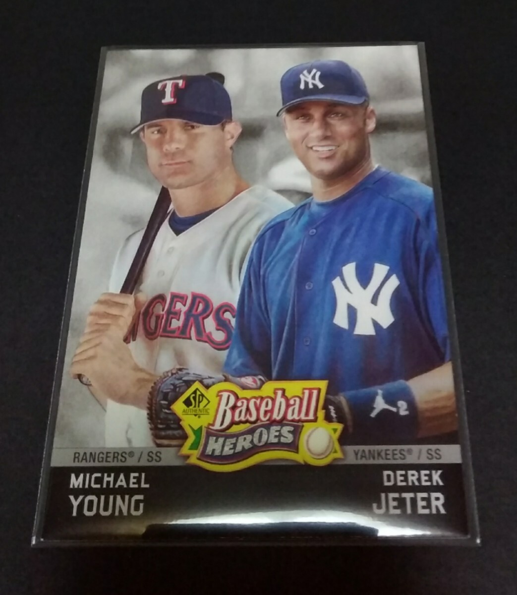 MLB 2006年upper deck SP デレク?ジーター マイケル?ヤング(ヤンキース レンジャーズ) Baseball HEROES No,SPAH-51。DEREK JETER